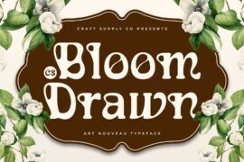 CS Bloom Drawn Demo Font