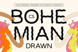 CS Bohemian Drawn Demo Font