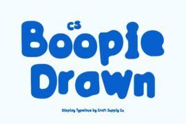 CS Boopie Drawn Demo Font