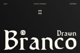 CS Branco Drawn Demo Font