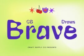 CS Brave Drawn Demo Font