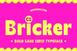 CS Bricker Demo Font
