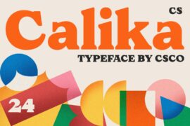 CS Calika Demo Font