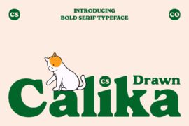 CS Calika Drawn Demo Font