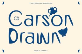 CS Carson Drawn Demo Font