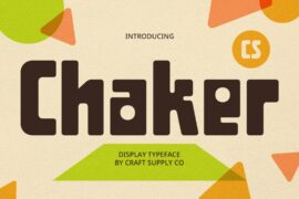 CS Chaker Demo Font