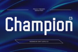 CS Champion Demo Font