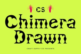 CS Chimera Drawn Demo Font