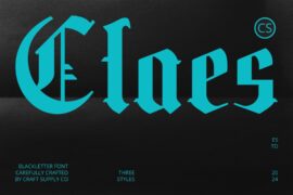 CS Claes Demo Font
