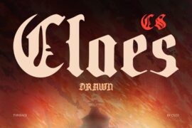 CS Claes Drawn Demo Font