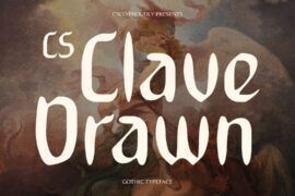 CS Clave Drawn Demo Font