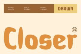 CS Closer Drawn Demo Font