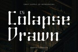 CS Colapse Drawn Demo Font