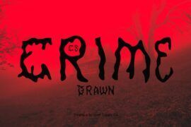 CS Crime Drawn Demo Font