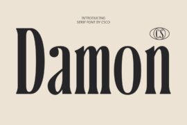 CS Damon Demo Font