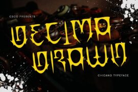 CS Decima Drawn Demo Font