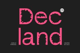CS Decland Demo Font