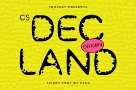 CS Decland Drawn Demo Font