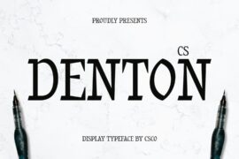 CS Denton Demo Font
