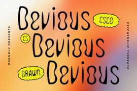 CS Devious Drawn Demo Font