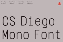 CS Diego Mono Demo Font