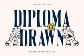 CS Diploma Drawn Demo Font