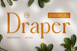 CS Draper Demo Font
