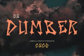 CS Dumber Demo Font