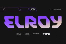 CS Elroy Demo Font