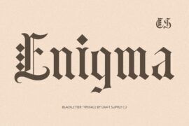 CS Enigma Demo Font