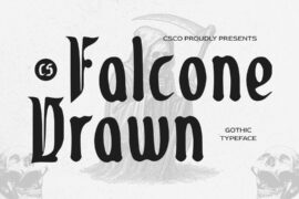 CS Falcone Drawn Demo Font