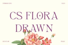CS Flora Drawn Demo Font