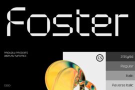 CS Foster Demo Font