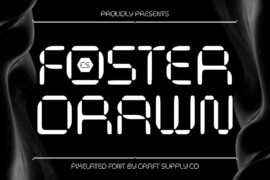 CS Foster Drawn Demo Font
