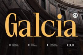 CS Galcia Demo Font