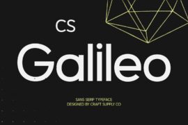 CS Galileo Demo Font