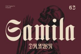 CS Gamila Drawn Demo Font