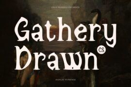 CS Gathery Drawn Demo Font