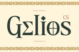 CS Gelios Demo Font