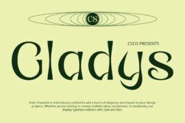 CS Gladys Demo Font