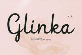 CS Glinka Demo Font