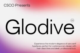 CS Glodive Demo Font
