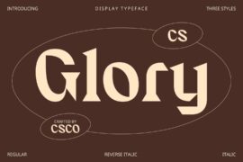 CS Glory Demo Font