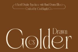 CS Golder Drawn Demo Font