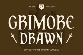 CS Grimore Drawn Demo Font