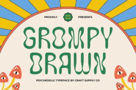 CS Grompy Drawn Demo Font