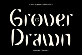 CS Grover Drawn Demo Font
