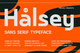 CS Halsey Demo Font