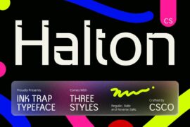 CS Halton Demo Font