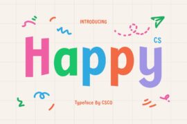 CS Happy Demo Font